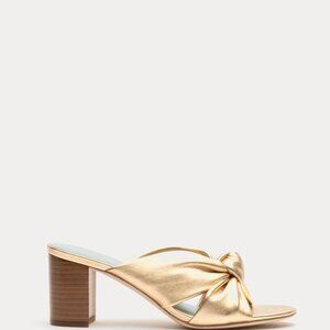 Frances Valentine Mollie Slide Heel Nappa Platino